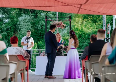 Esküvő a Vasmacska Terasz Étteremben