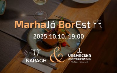 Szervezett gasztroprogram prémium marhaételekkel és borkóstolóval