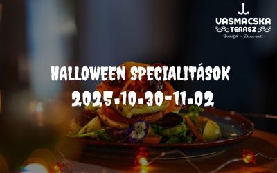 Halloween specialitások a vasmacskában