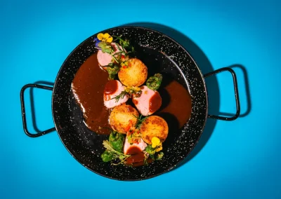Sous-vide sertésszűz a Vasmacska Terasz Étteremben