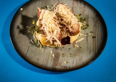 Sertés Cordon Bleu a Vasmacska Terasz Étteremben