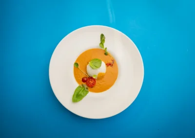 Gazpacho a Vasmacska Terasz Étteremben